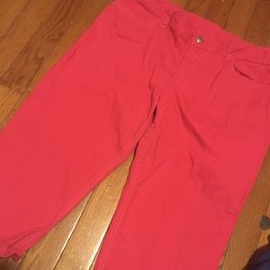Pink capris